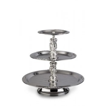 3 Tier Silver Fruit/Pastry...