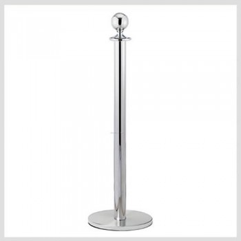 Silver Stanchion Poles Only