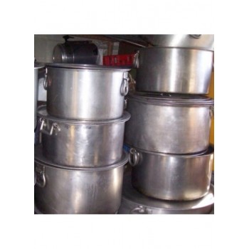 Large Flat Cooking Pots 60 Qt.