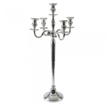 5 Arm Silver Candleabra (4...
