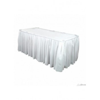 Table Skirting Plastic – White