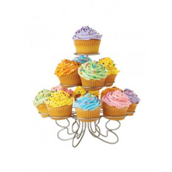 3 Tier Wire Cupcake Stand