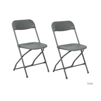 Black/grey Folding Chair