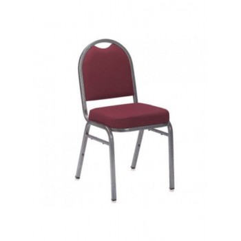 Maroon Stacking Padded Chair