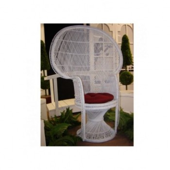 Peacock Wicker Chair (Single)